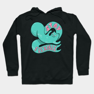 Stay Flexible Cat Hoodie